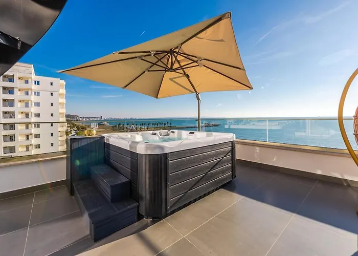 公寓 The Ultimate Jacuzzi Penthouse By Ps Durrës